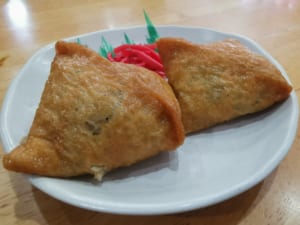 笠間産舞茸入りそば稲荷6個　900円（数は相談できます）
