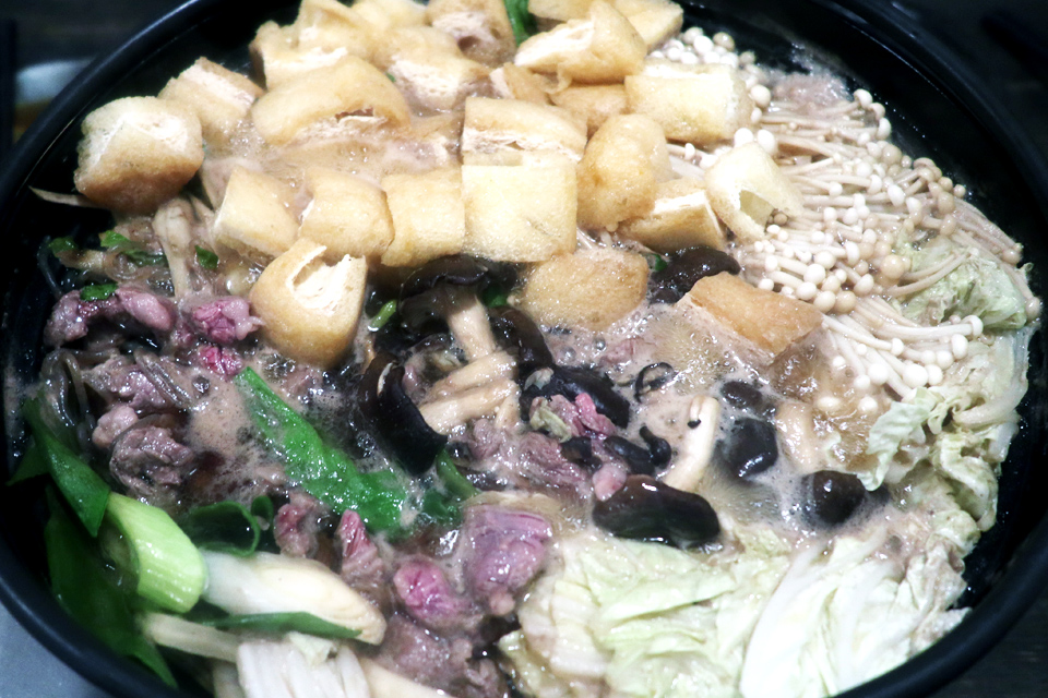 津山のそずり鍋、和食の味わい