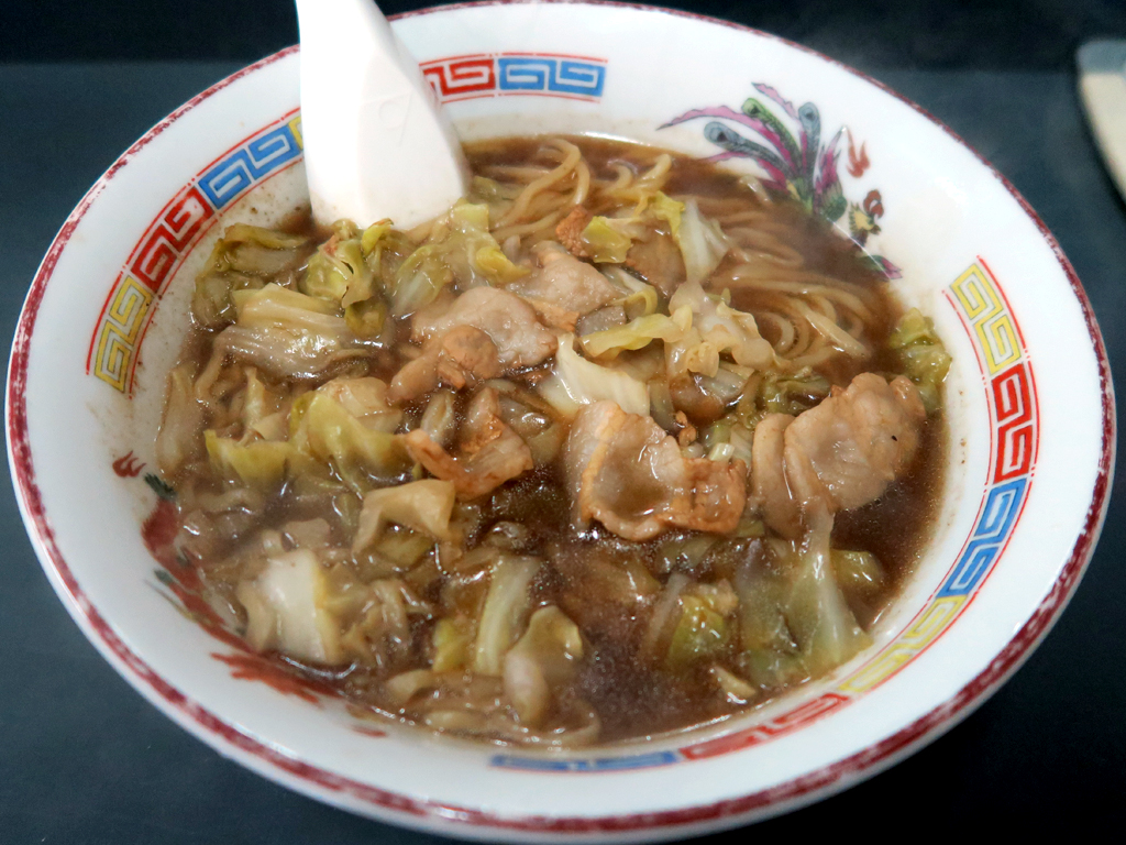 「浜町一番」のソースラーメン