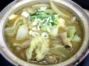 カレー味の赤平がんがん鍋