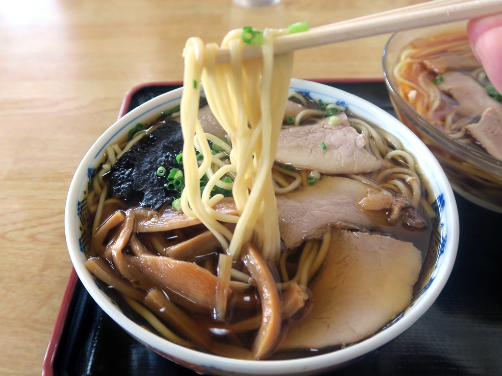 つるりとした喉ごしの麺