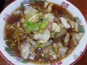 那須塩原のスープ入り焼きそば