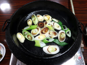 まずねぎを焼く