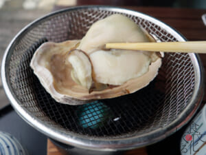 火が通った焼き牡蠣