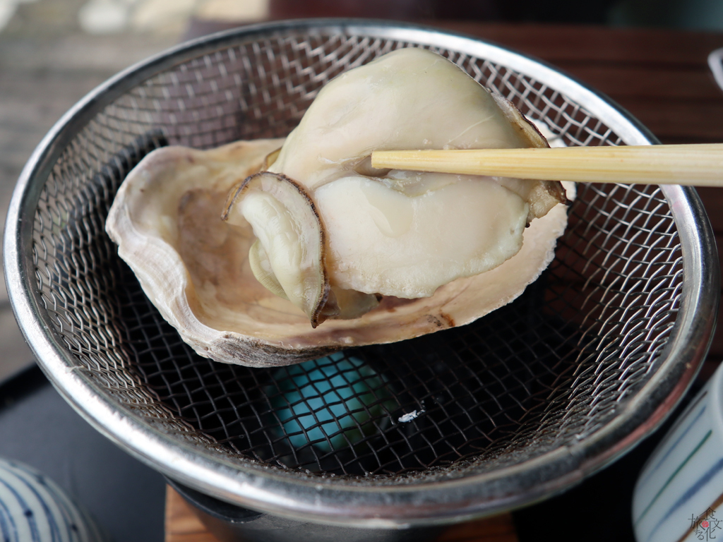 火が通った焼き牡蠣