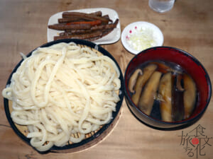 「元祖田舎っぺ」のなす汁うどん