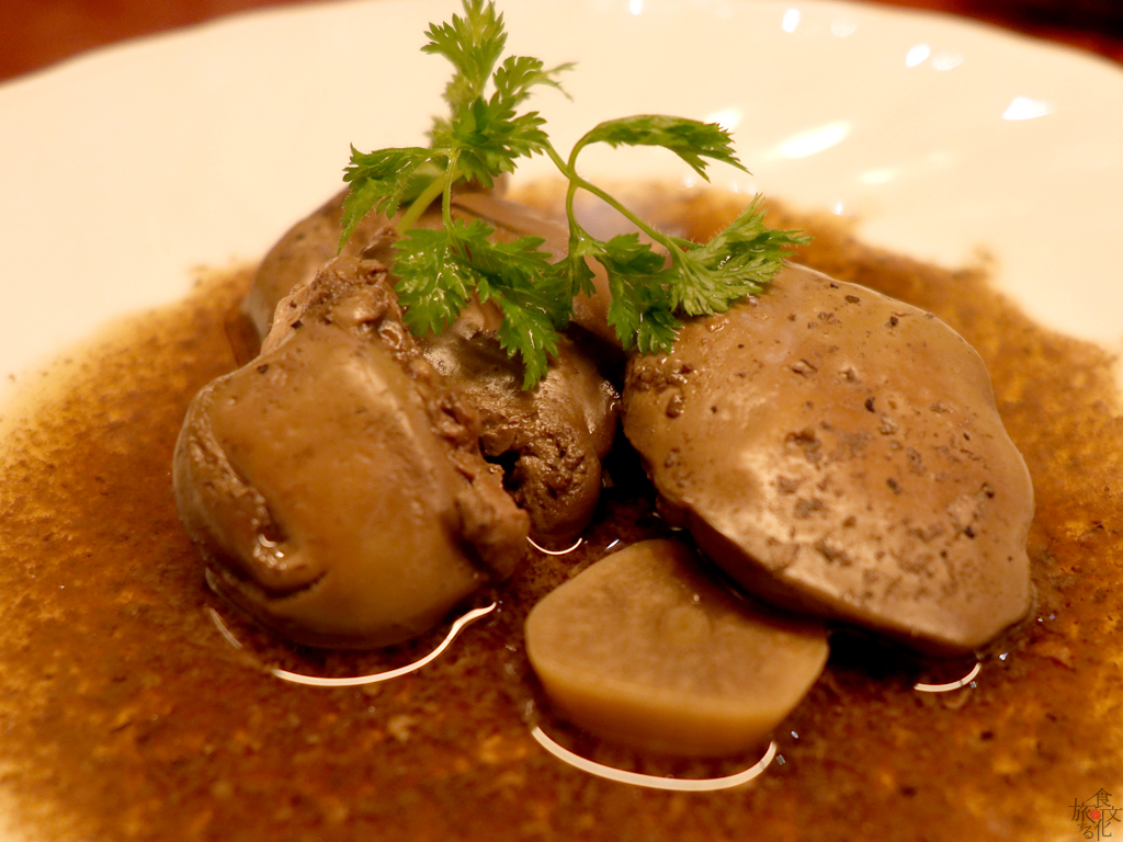 会津地鶏のレバーワイン煮