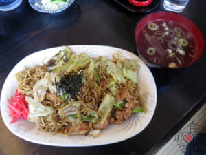 やきそばとスープが出前で合体して誕生？