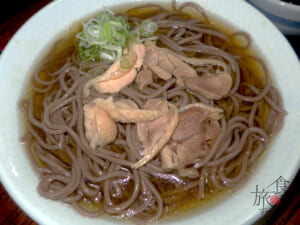 河北町の冷たい肉そば