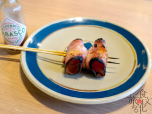 タバスコで食べるトマトチーズ巻