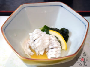 アナゴの湯引き
