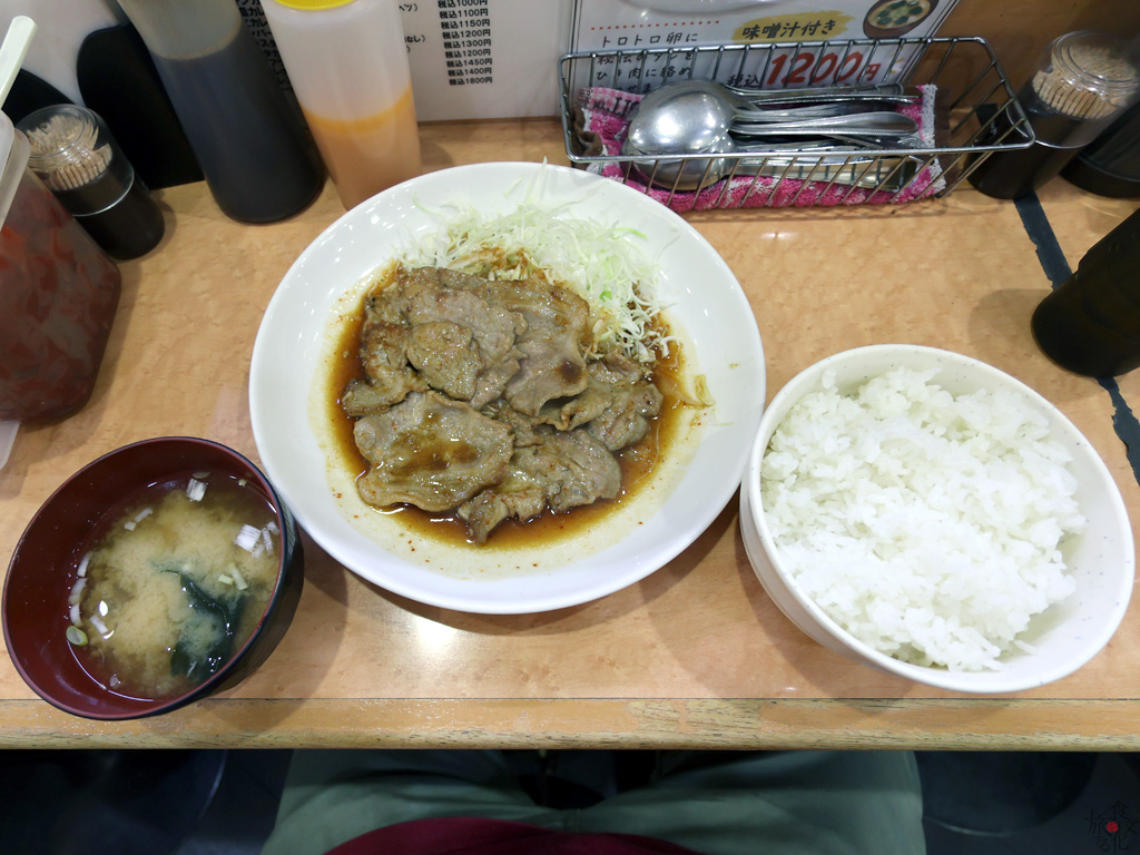 杉田本店のしょうが焼き定食