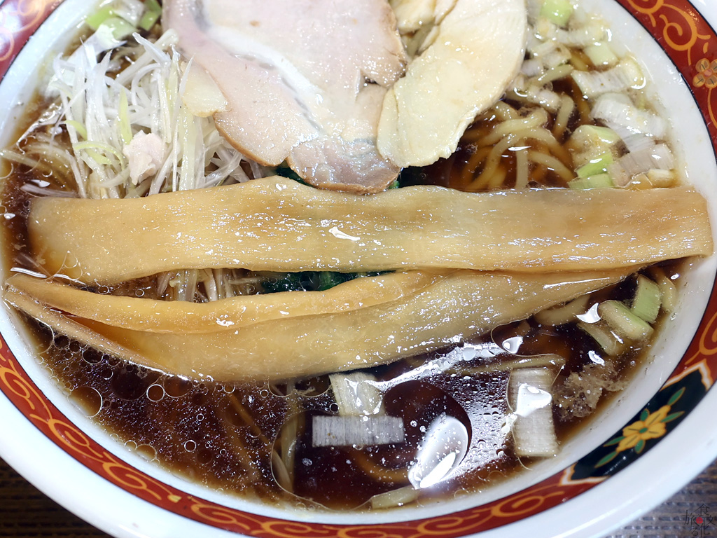 ラーメンにかんぴょうをトッピング